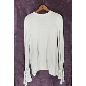 a new day cream long sleeve blouse size small